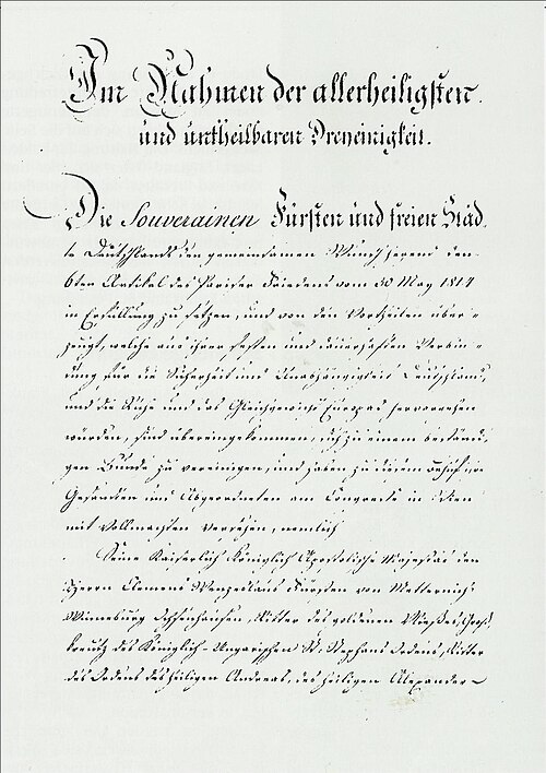 Constitution of the German Confederation